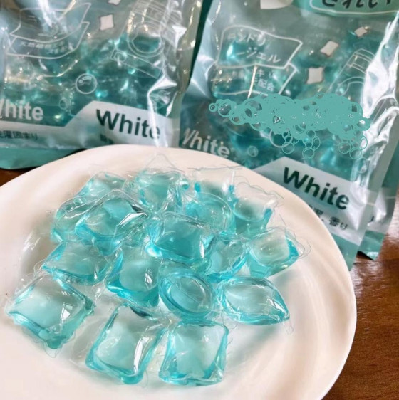 Hộp 100 viên giặt xả xanh giặt quần áo siêu thơm siêu sạch, Combo 100 Viên Giặt Quần Áo Siêu Sạch Hộp Xanh