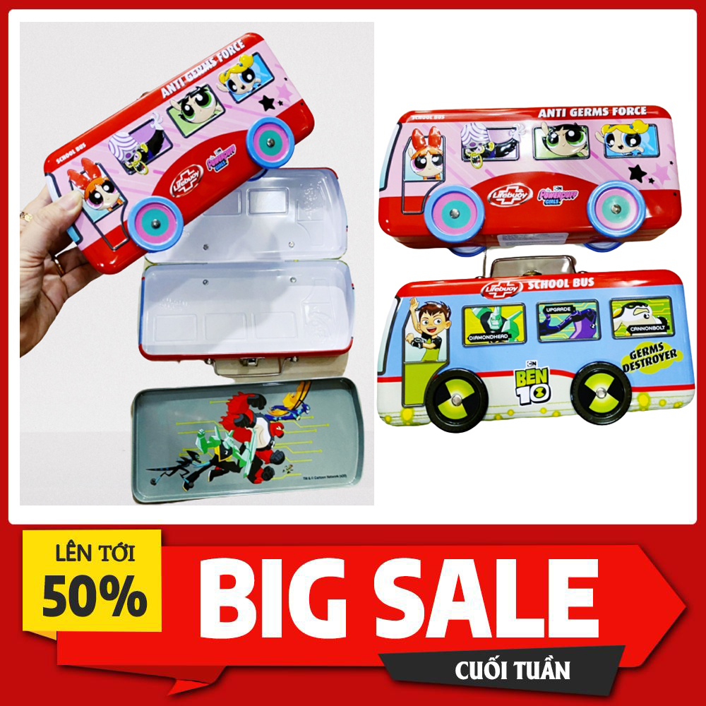 [HCM][Xả kho 3 ngày] HỘP BÚT BIG SIZE CHO BÉ TRAI VÀ BÉ GÁI - Hàng quà tặng LIFEBUOY - KBS - Halido