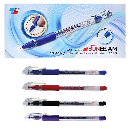 Combo 5  Bút Gel Thiên Long GEL-08 -Bút máy Sài Gòn