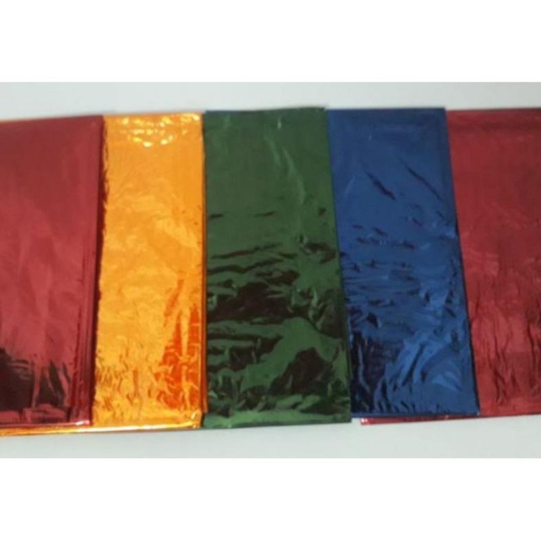 Giấy kiếng gói bánh in, làm lồng đèn đủ màu
