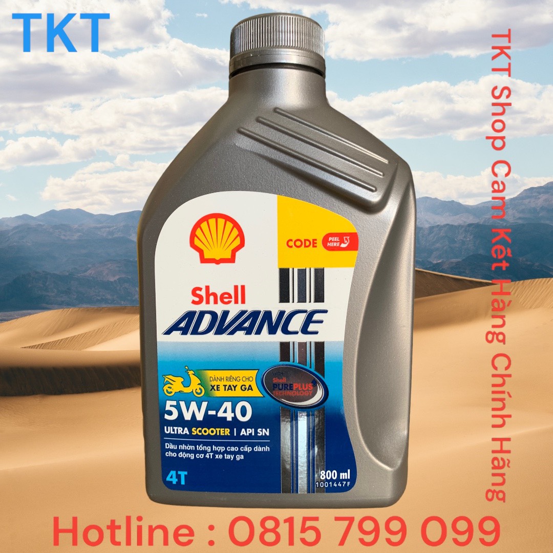 •	 shell advance ultra scooter 5w40 0.8 lít