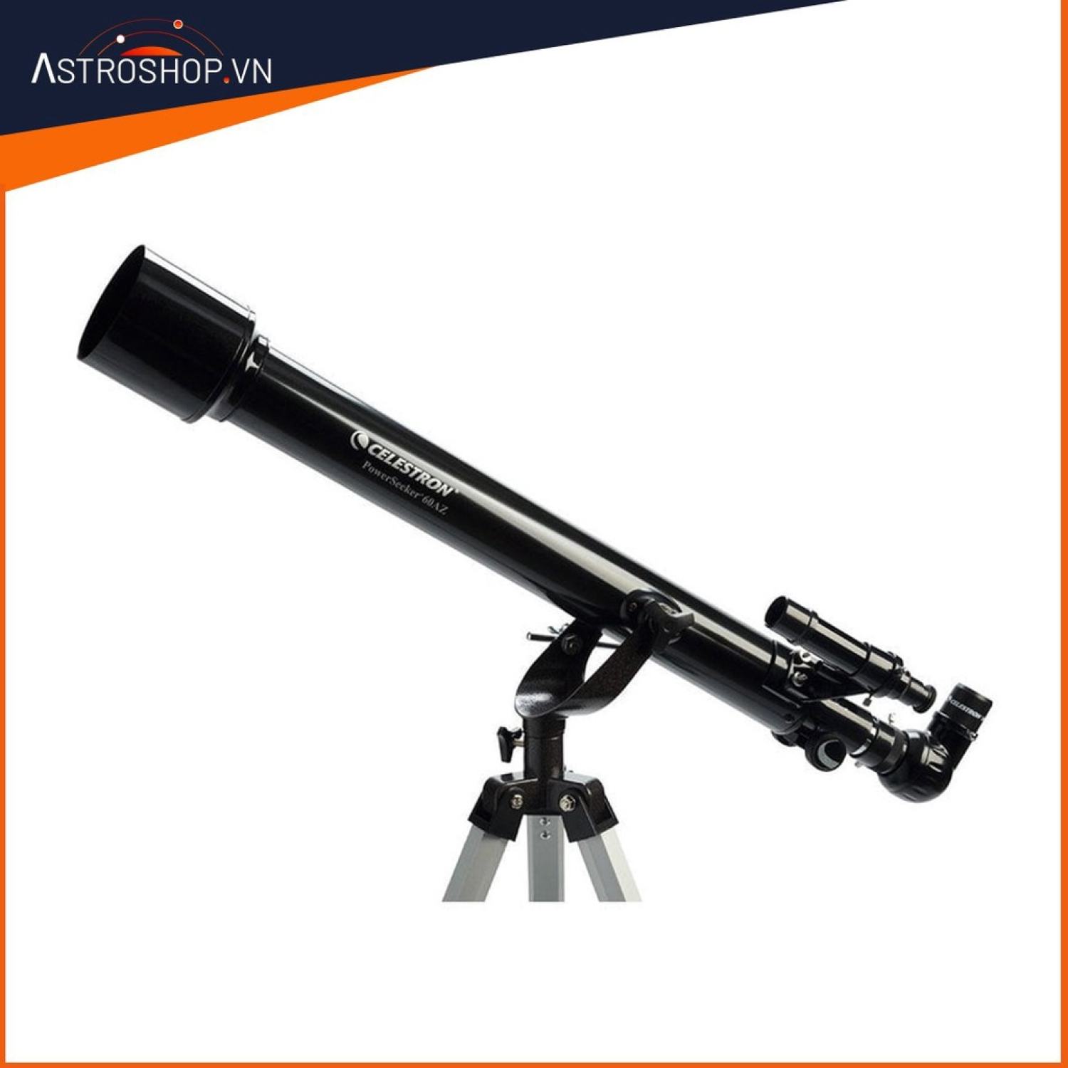 Kính thiên văn khúc xạ celestron powerseeker 60az- 21041- bảo hành 24t vv