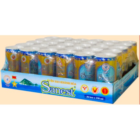Nước yến sào sanest khánh hòa dạng lon 190ml