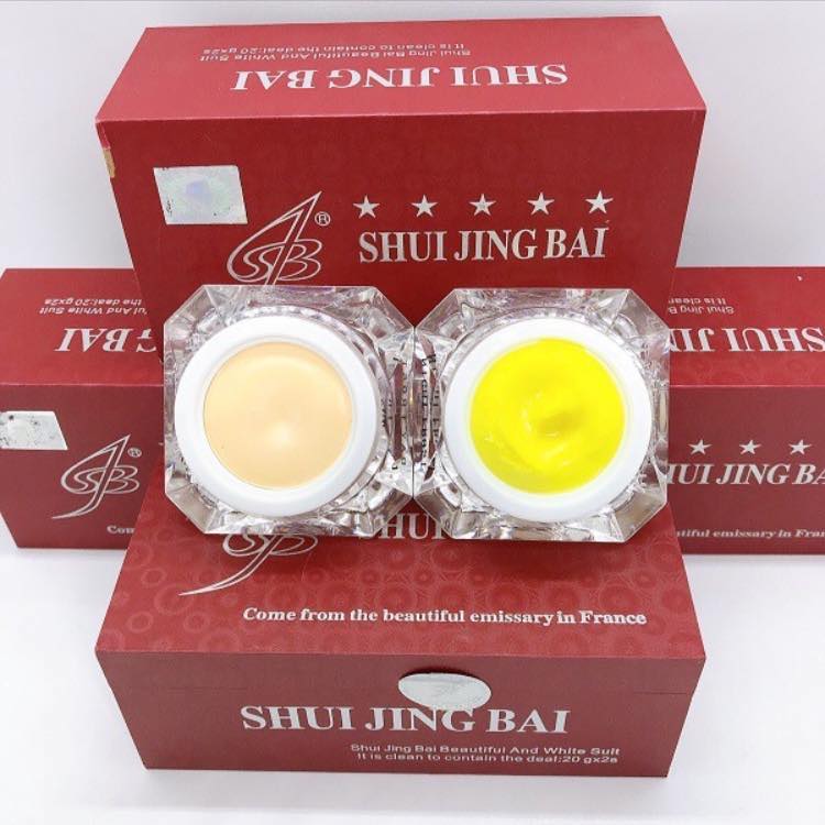 Bộ 2 kem nám tàn nhang, dưỡng trắng da thủy tinh bạch ShuiJingBai 20g x2