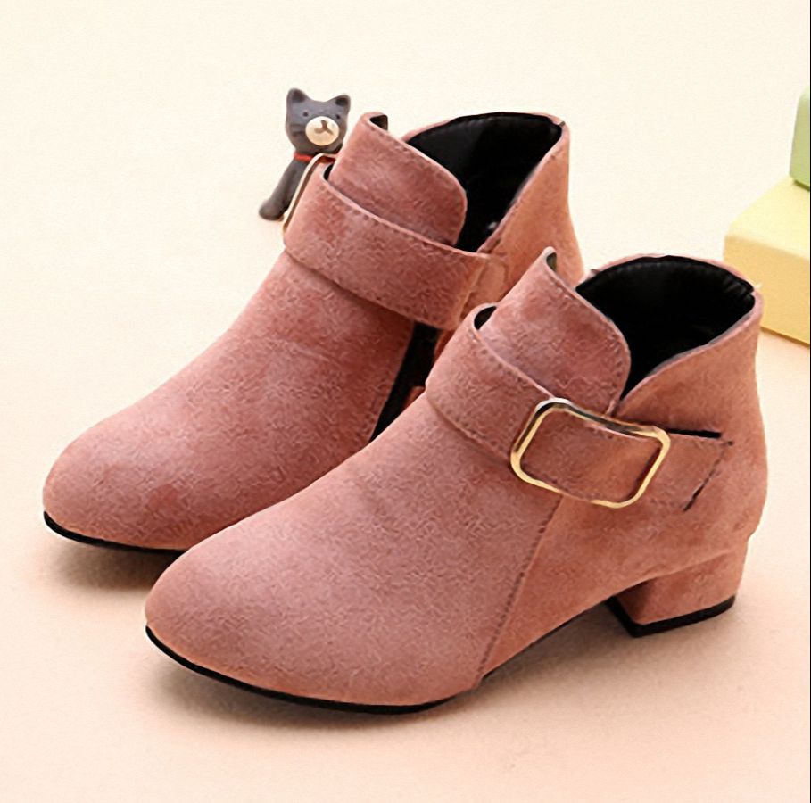 Giày boot cao cấp  cho bé phong cách hàn quốc 3 tuổi đến 13 tuổi : B07