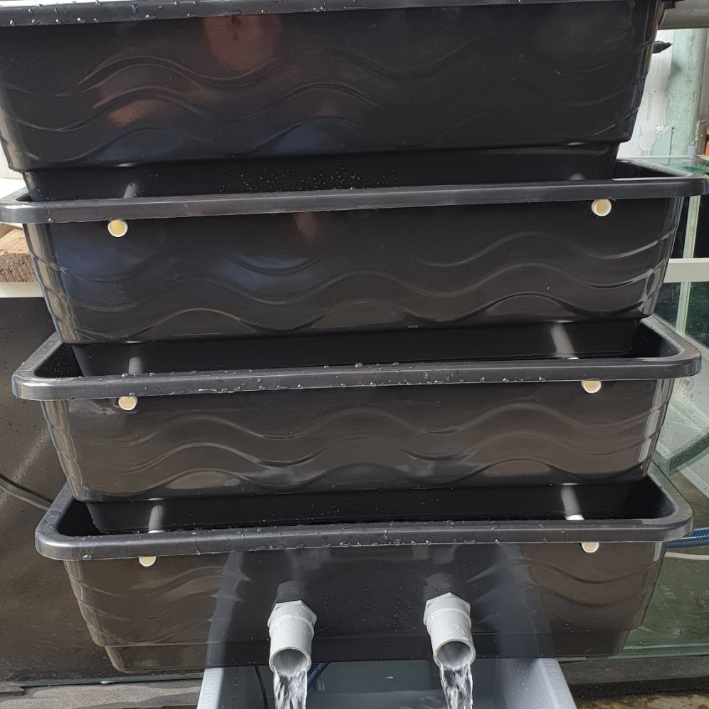 [HCM]baki 4 tầng màu đen kt 69x25x73 drc 2 lỗ thoát 34