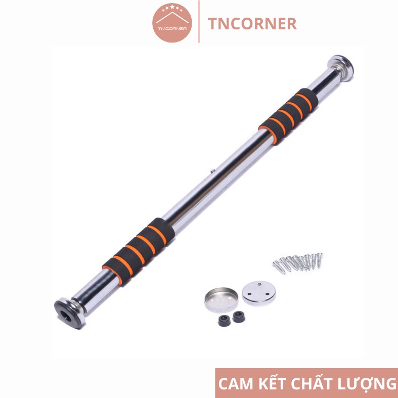 Thanh tập xà đơn gắn cửa - Xà đơn treo tường 60-130cm tuỳ chỉnh kích thước, tập gym tại nhà