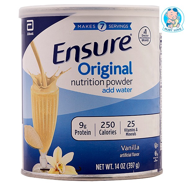 LỐC 6 HỘP SỮA BỘT ENSURE MỸ 397G/HỘP