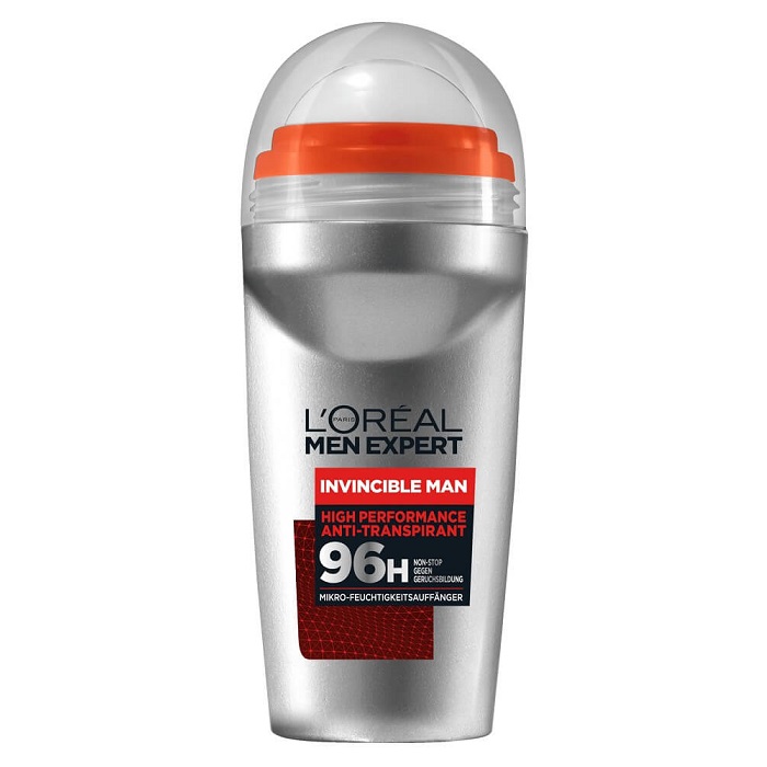 Lăn khử mùi Loreal Paris Men Expert Invincible Man 96h  50ml