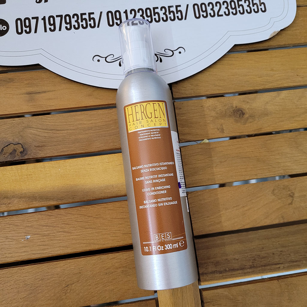 Mỡ xả khô bes hergen dưỡng ẩm 300ml