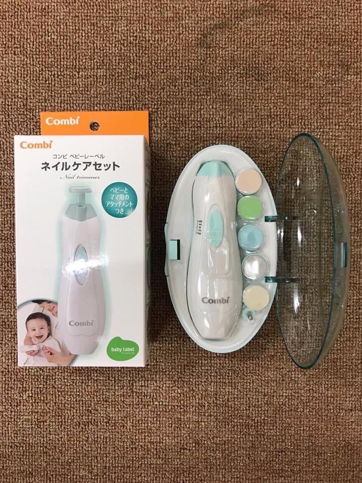 Bộ cắt mài móng tay cho bé combi nhật bản xanh - msp27031