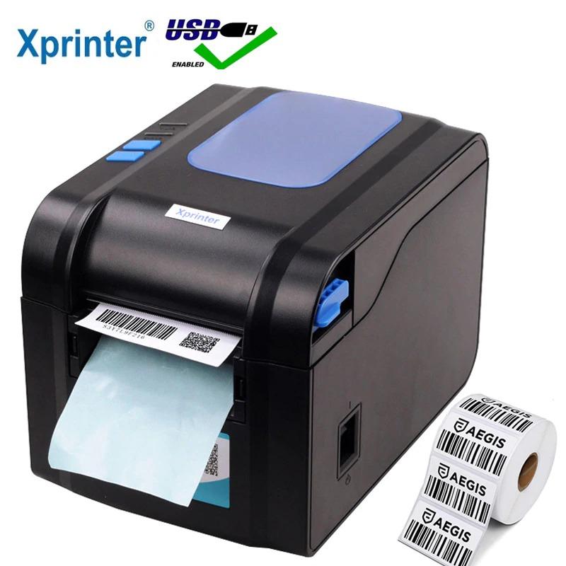 Máy in hóa đơn, máy in mã vạch, máy in mã vạch xprinter xp-365b kết nối usb,khổ giấy 20mm-80mm, dễ sử dụng, máy in nhanh, in tem rõ nét- bh 24 tháng