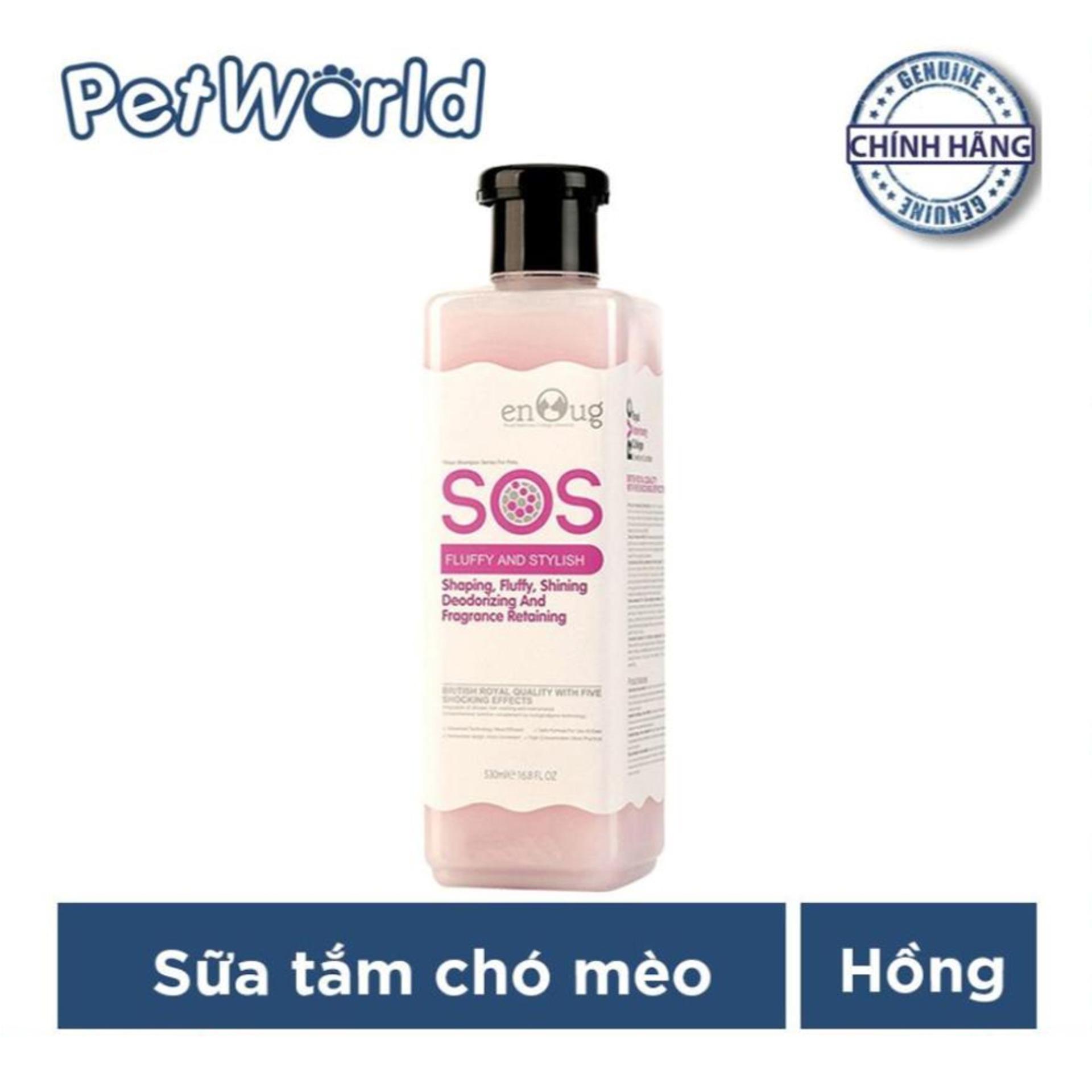 Sữa tắm khử mùi và tạo kiểu SOS dành cho chó mèo 530ml