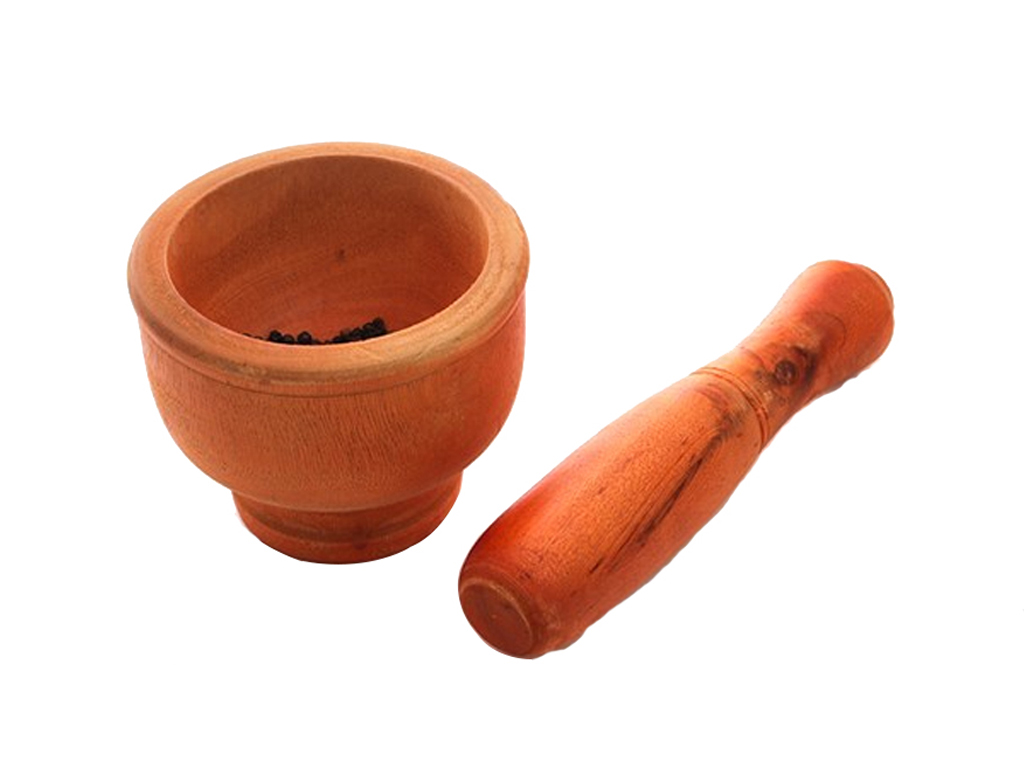 [HCM]Bộ Cối Chày Gỗ Cao Cấp - Dụng cụ nhà bếp tiện lợi - bộ cối chày gỗ tiện dụng