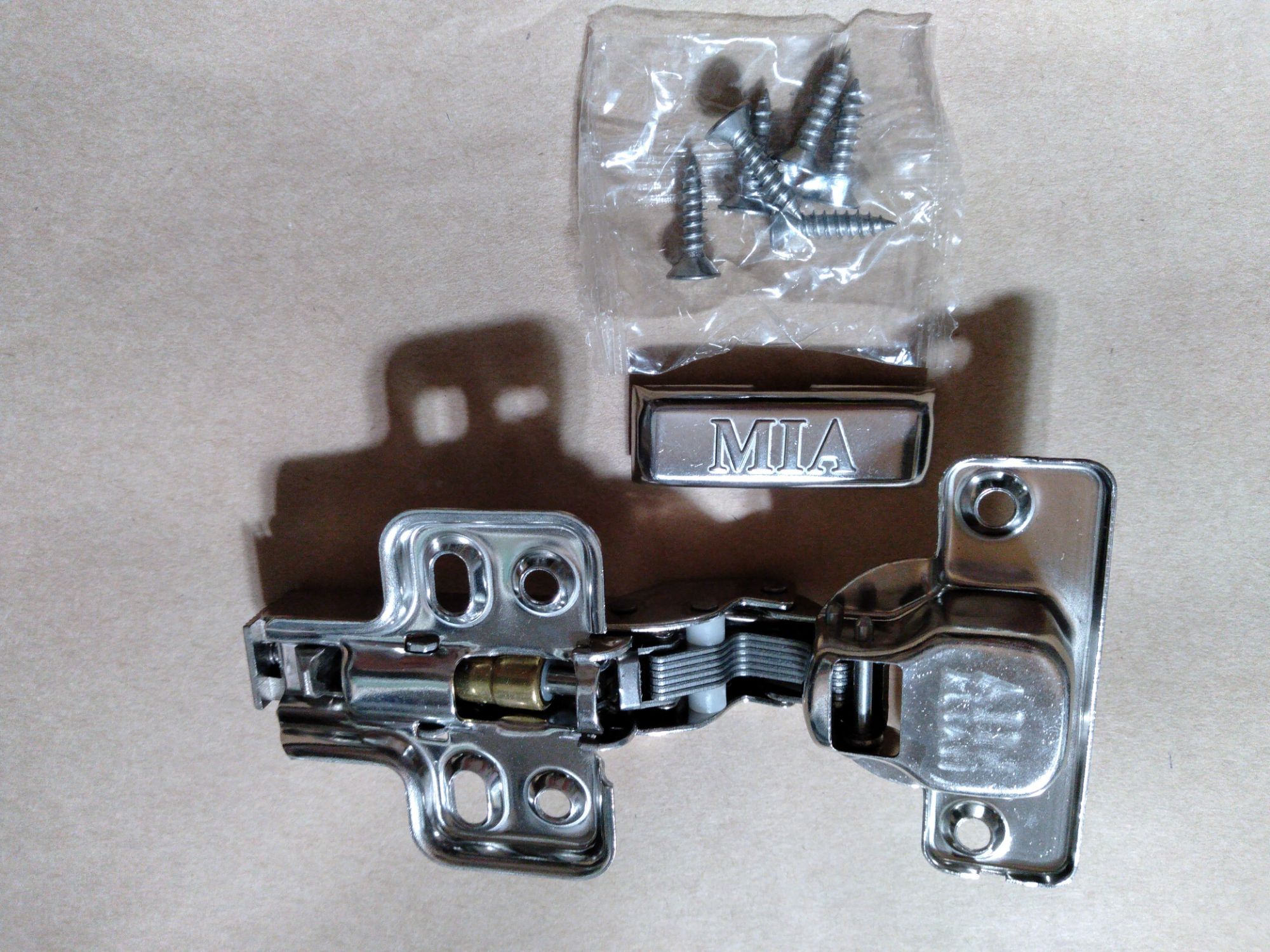 2 chiếc Bản Lề Bật Giảm Chấn Bản Lề Thủy Lực phụ kiện tủ bếp loại CONG VỪA