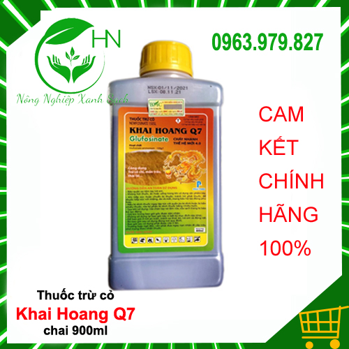 Thuốc Trừ Cỏ Khai Hoang Q7 Cỏ Cháy 900ml