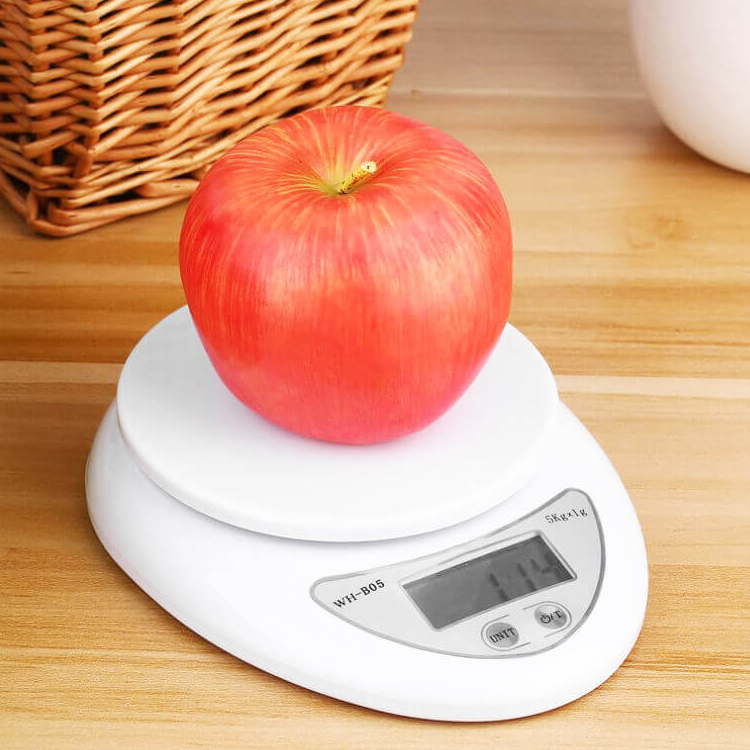 Cân điện tử nhà bếp 5kg, cân tiểu ly làm bánh chia thực phẩm electronic kitchen scale b05