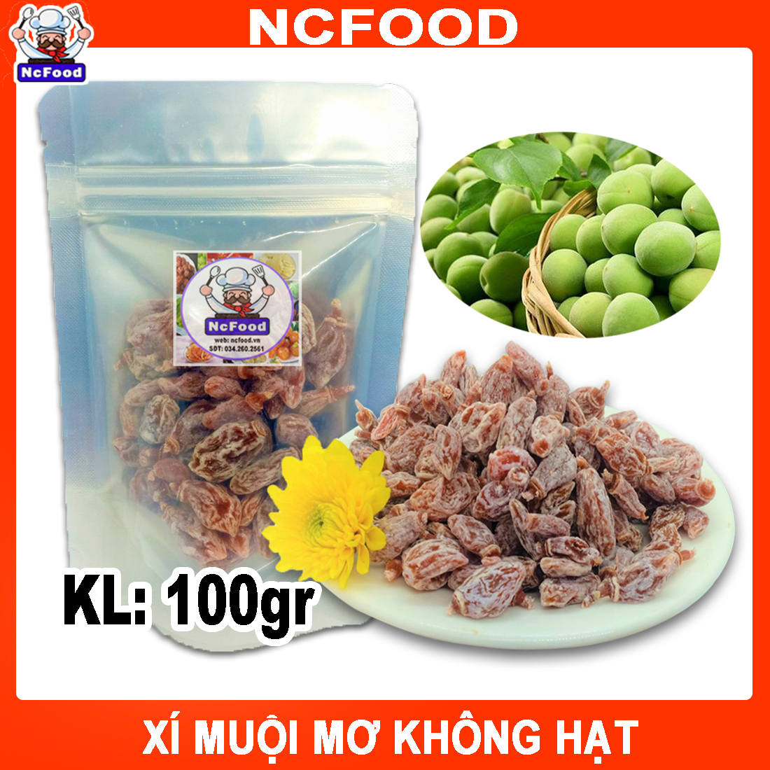 Xí muội mơ không hạt loại ngon