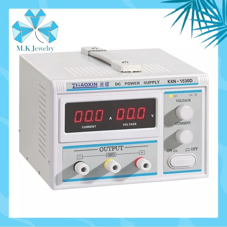 Máy cấp nguồn chính hãng zhaoxin kxn - 1530d - máy cấp nguồn 15v - 30a 4 led - nguồn xi mạ - máy xi nữ trang chất lượng cao