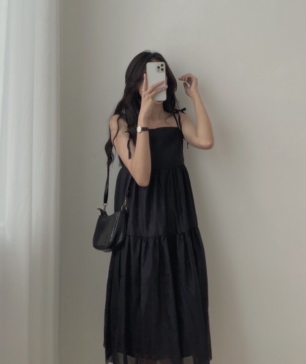 Váy đầm nữ đi chơi, đi biển. váy nữ 2 dây siêu xinh
