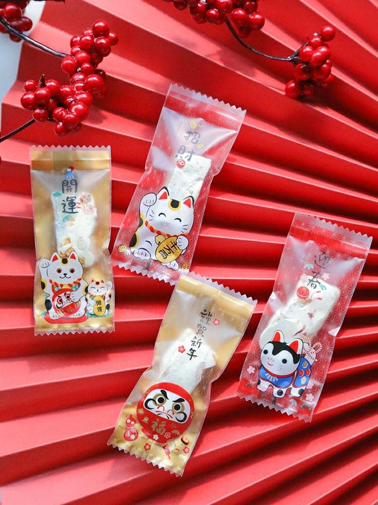 200 Túi Đựng Kẹo Nougat 9.5 cm x 4 cm - Giao Mẫu Ngẫu Nhiên