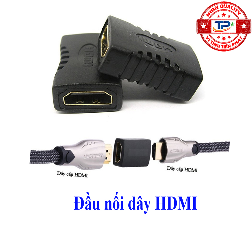 Đầu nối 2 đầu dây cáp HDMI hỗ trợ truyền FULL HD