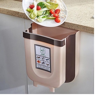Thùng rác gấp gọn thông minh treo cạnh tủ bếp size to tiện lợi full box