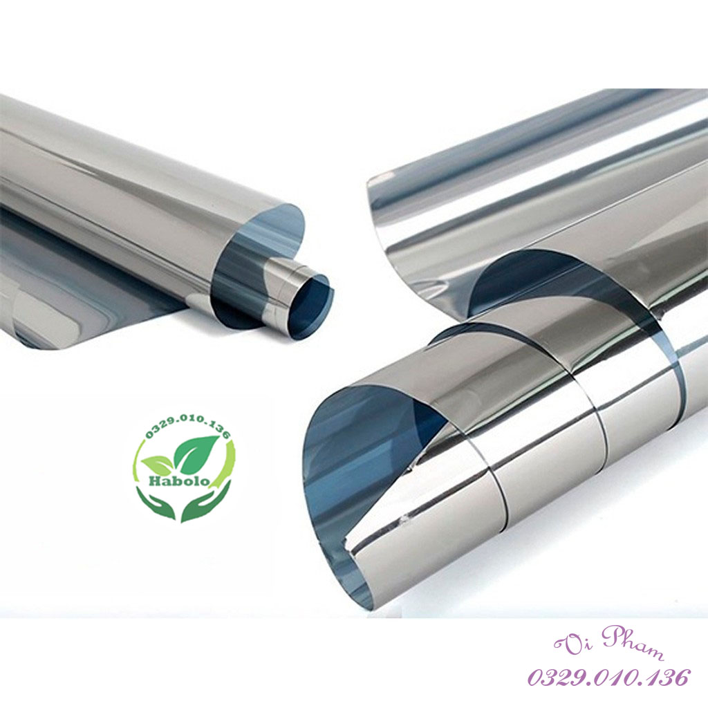 [ 1 MÉT ] Giấy dán kính một chiều chống nhìn cho cửa - giấy decal dán kính phản quang - khổ 1m có sẵ