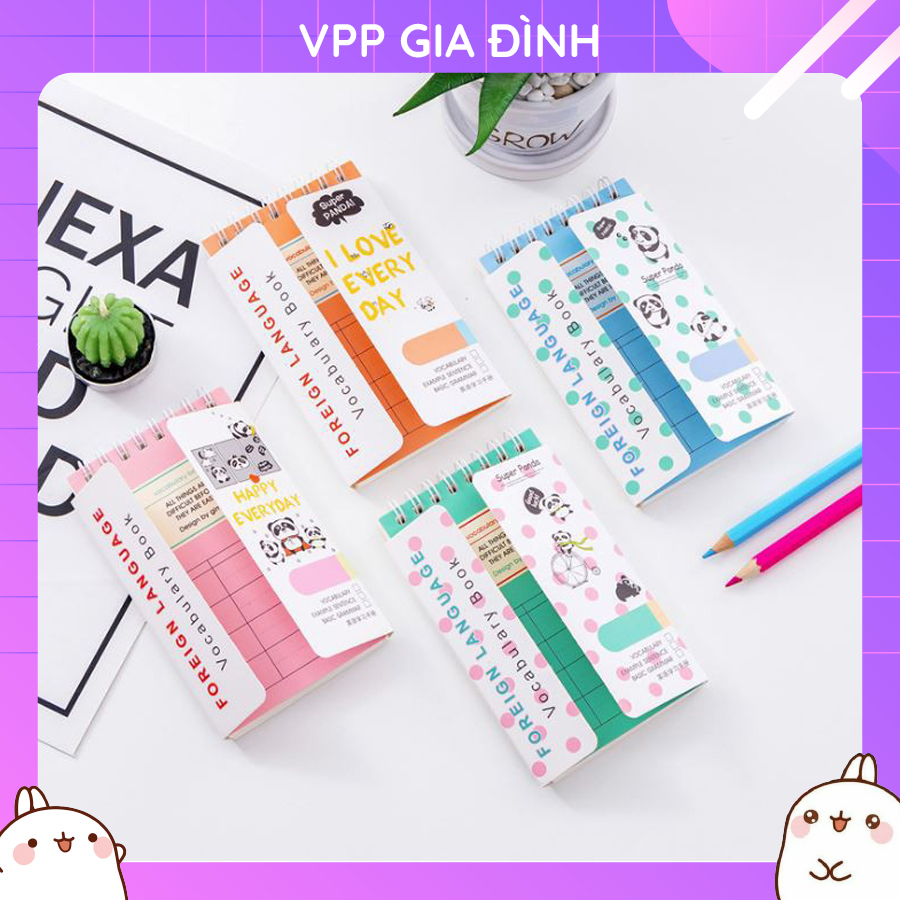 Sổ Ghi Chú Học Từ Vựng - Vocabulary Giấy Note