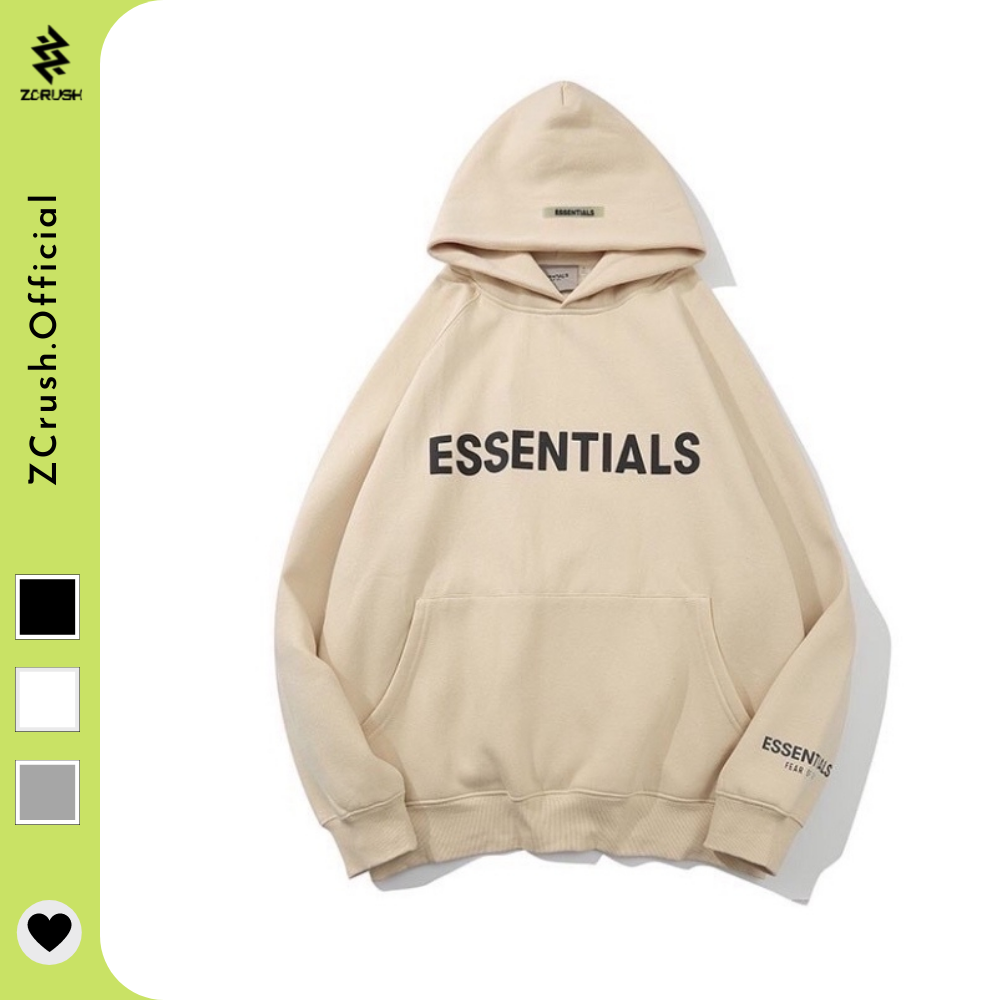 Áo Hoodie ESSENTIALS Áo hoodie nỉ ngoại dày đẹp phong cách Bassic