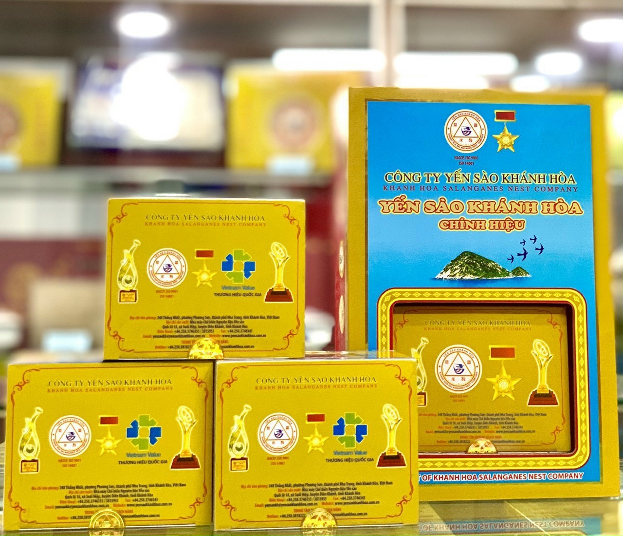 Yến sào đảo thiên nhiên Khánh Hòa tinh chế hộp 5g