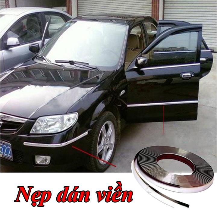 Cuộn nẹp dán viền trang trí bên ngoài xe hơi