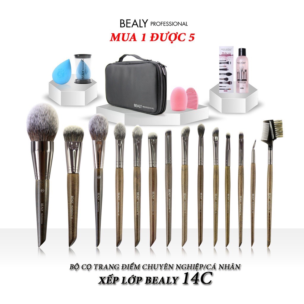 Set cọ xếp lớp bealy 14c