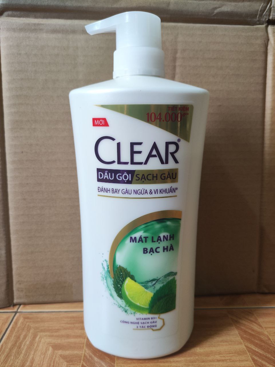 Dầu gội clear 630g