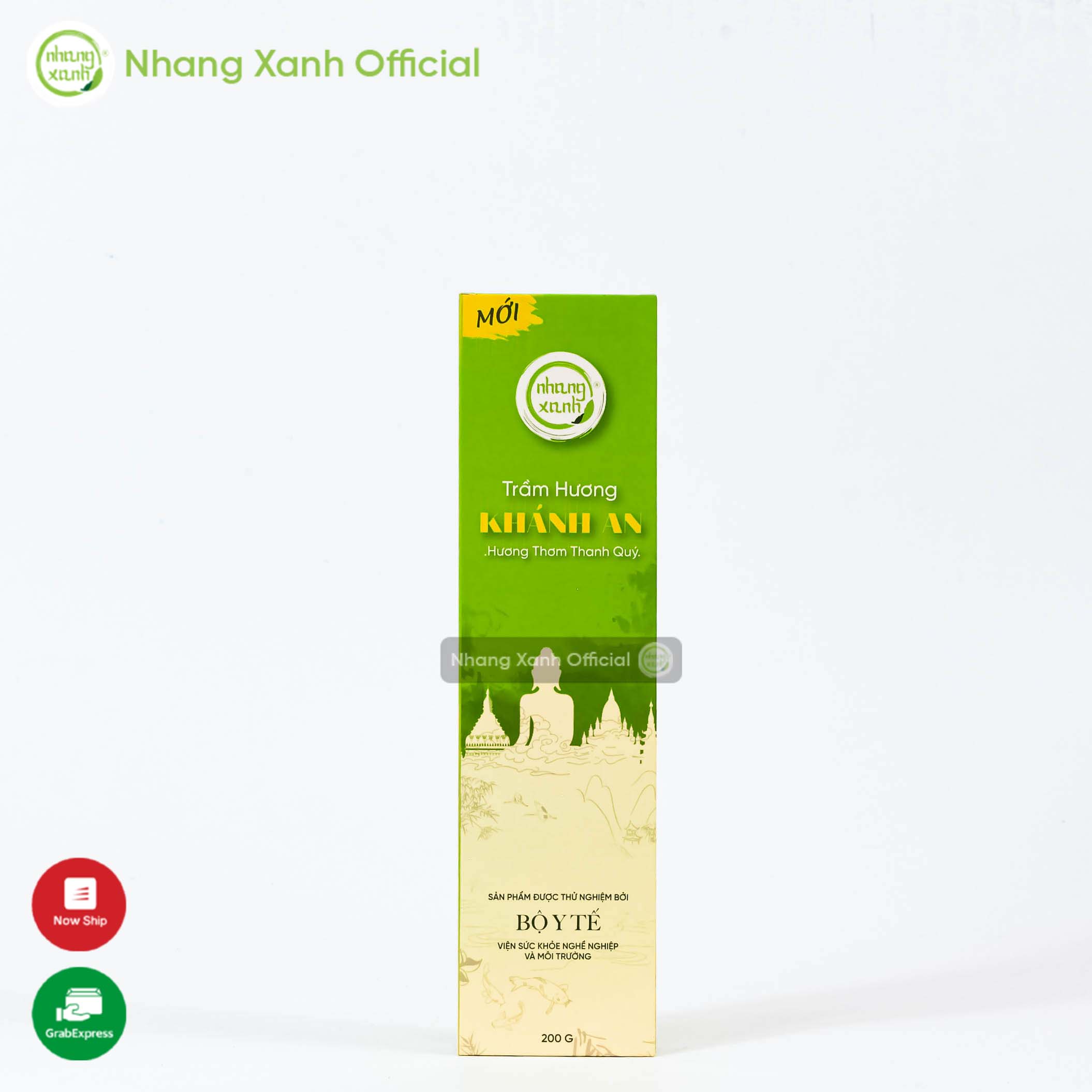 Nhang trầm khánh an 30cm 200g chân mộc | 100% trầm tự nhiên không hoá chất