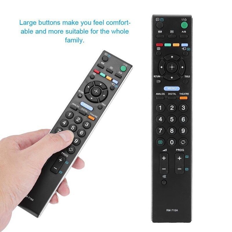 Điều khiển tv sony đa năng rm-715a - dùng cho các dòng tv lcd/led sony mới