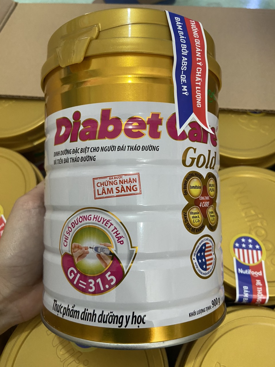 Sữa Bột Nutifood Diabet Care Gold 900G ( Dành Cho Người Tiểu Đường )