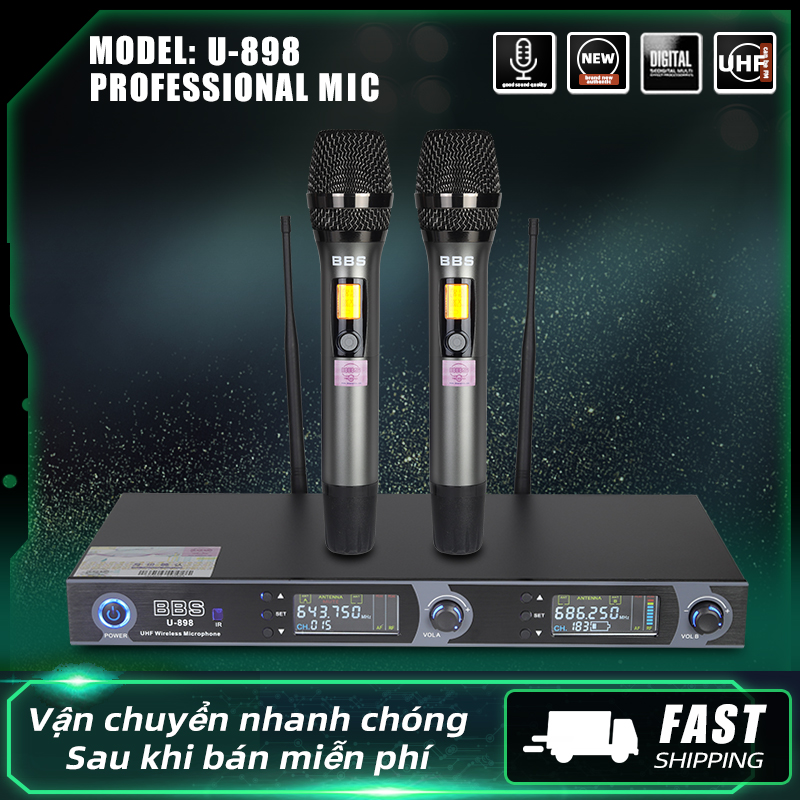 Micro Không Dây karaoke Cao Cấp BBS U898