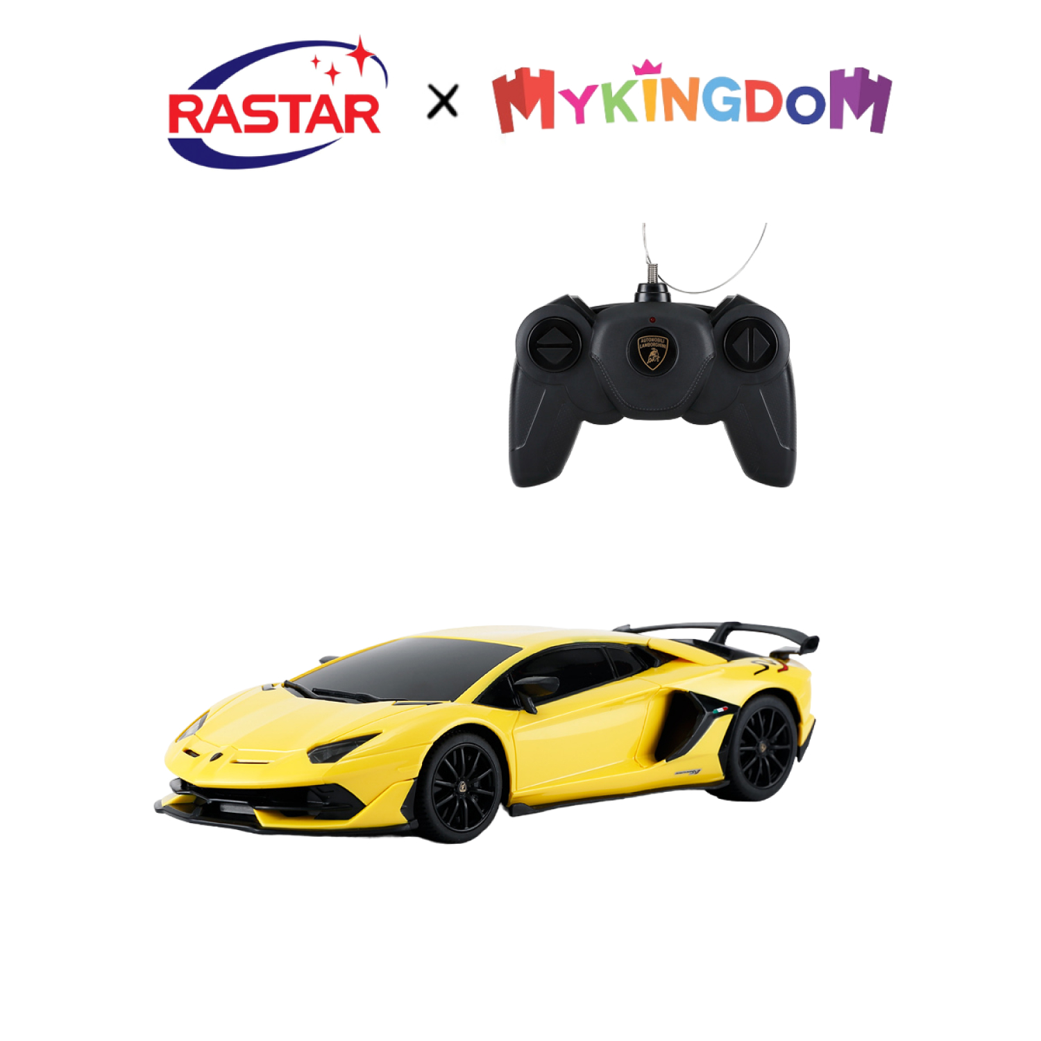 Xe điều khiển 1:24 Lamborghini Aventador SVJ RASTAR màu Vàng R96100/YEL