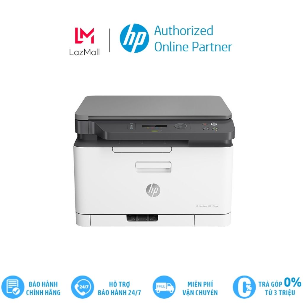 Máy in laser màu đa chức năng hp mfp 178nw , hàng chính hãng