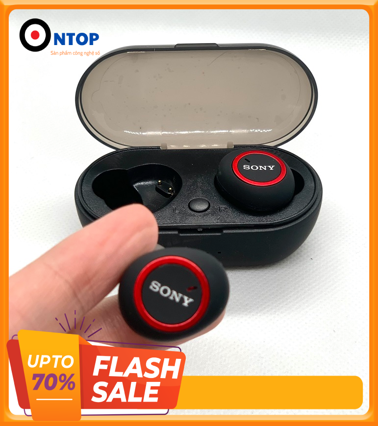 Tai nghe bluetooth không dây sony sport tws-d76 rất ấm bass - treble rõ ràng nghe không hay hoàn tiền 100%