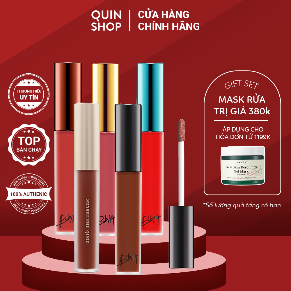 Son Kem Bbia Last Velvet Lip Tint, V Edition Version 8, Asian Edition Version 2