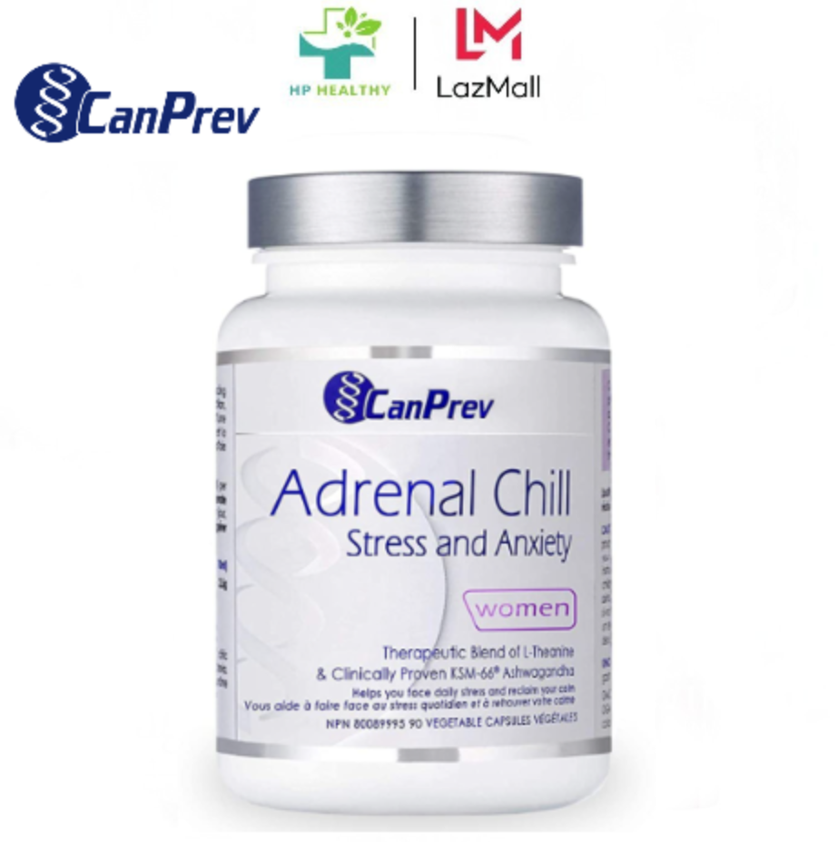 Viên uống giảm stress cho nữ Canprev Can Prev adrenal chill 90 Viên