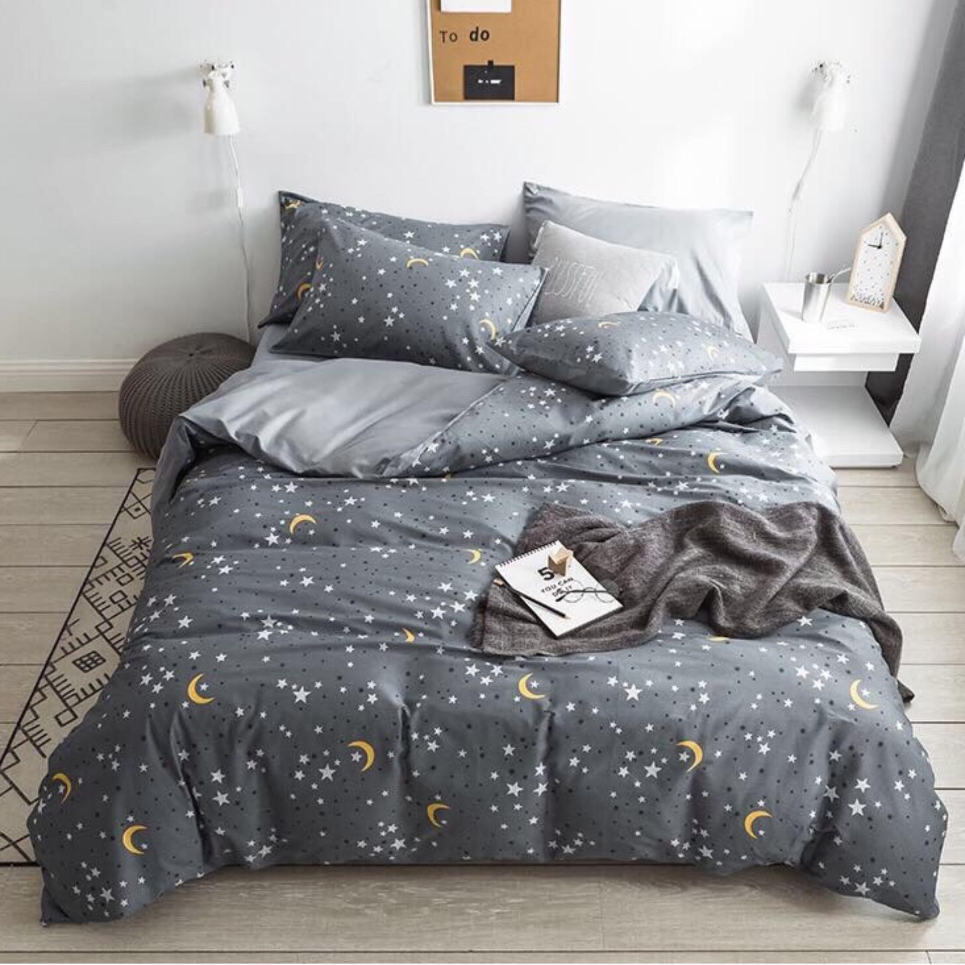 Bộ chăn ga gối day dream bo chun đủ kích thước.