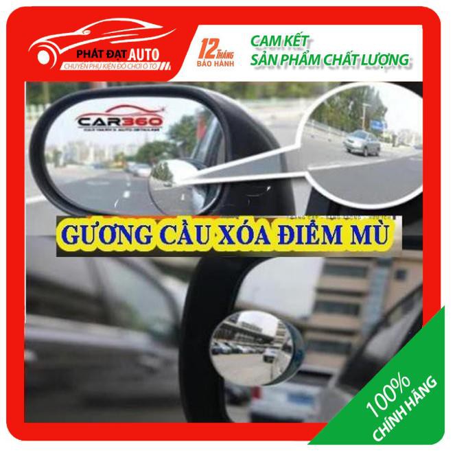 [HCM][HÀNG CAO CẤP] Bộ 2 Gương Cầu Kính Lồi 5cm Chiếu Hậu Tăng Góc Quan Sát Xóa Điểm Mù Cho Xe Hơi Xe Tải Tăng Độ An Toàn Hít Chân Không Hoặc Dán Trực Tiếp