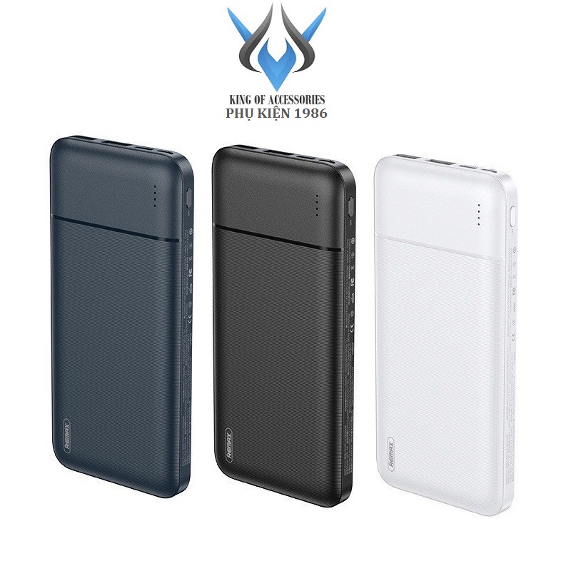 Pin sạc dự phòng Remax RPP-96 10000mAh lõi Li-Polymer 2 cổng sạc Input/Output (Màu ngẫu nhiên) - Phụ Kiện 1986