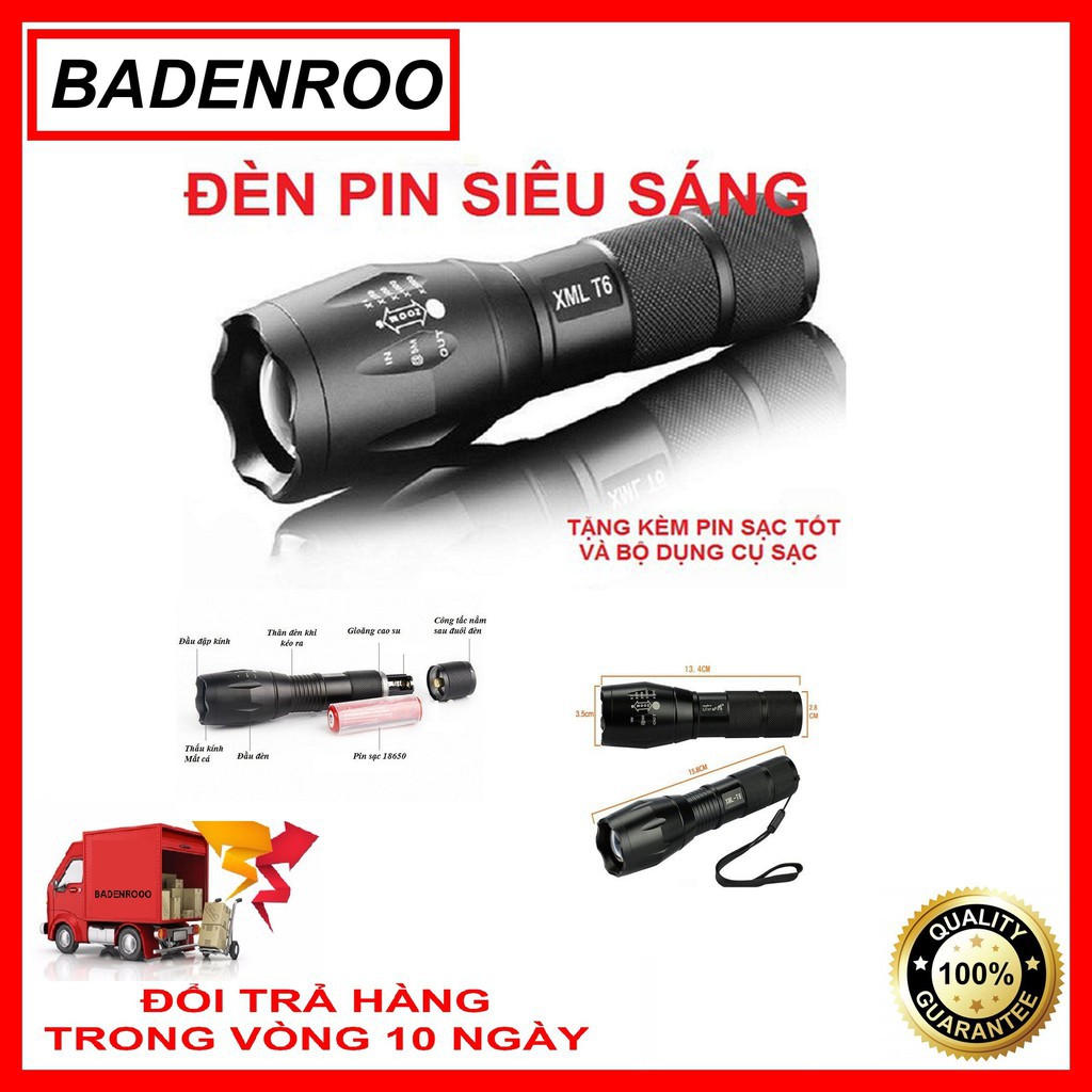 Bóng Đèn Led Dùng Pin,Đèn Pin Tia Cực Tím,Den Pin C8 Xml2,đèn pin rọi điện. ĐÈN PIN XMLT6 CAO CẤP,Đèn Pin,Mua Bóng Led,Tiện Lợi Và Dễ Dàng Cho Bạn Mang Theo