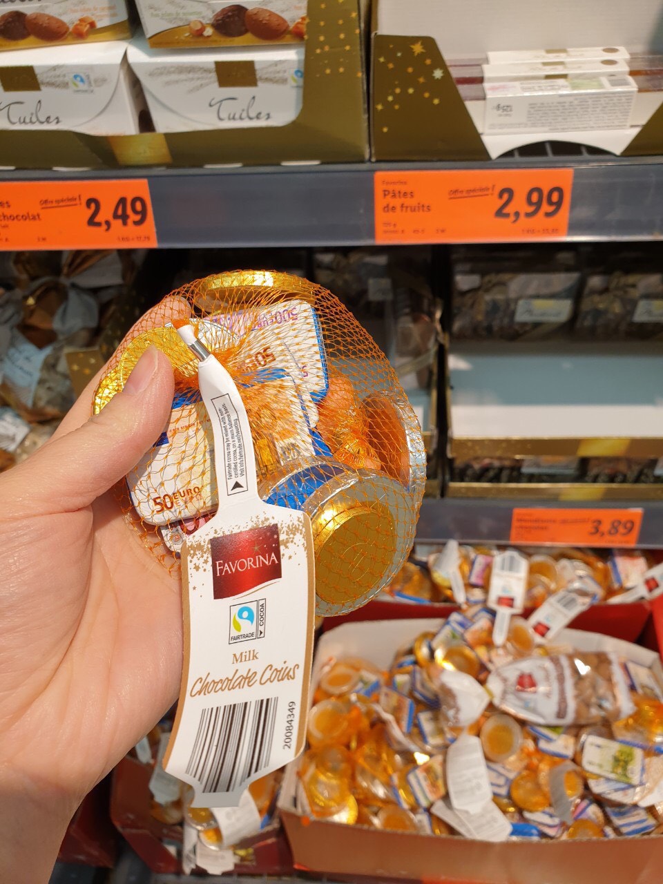 Socola đồng tiền Euro nội địa Pháp