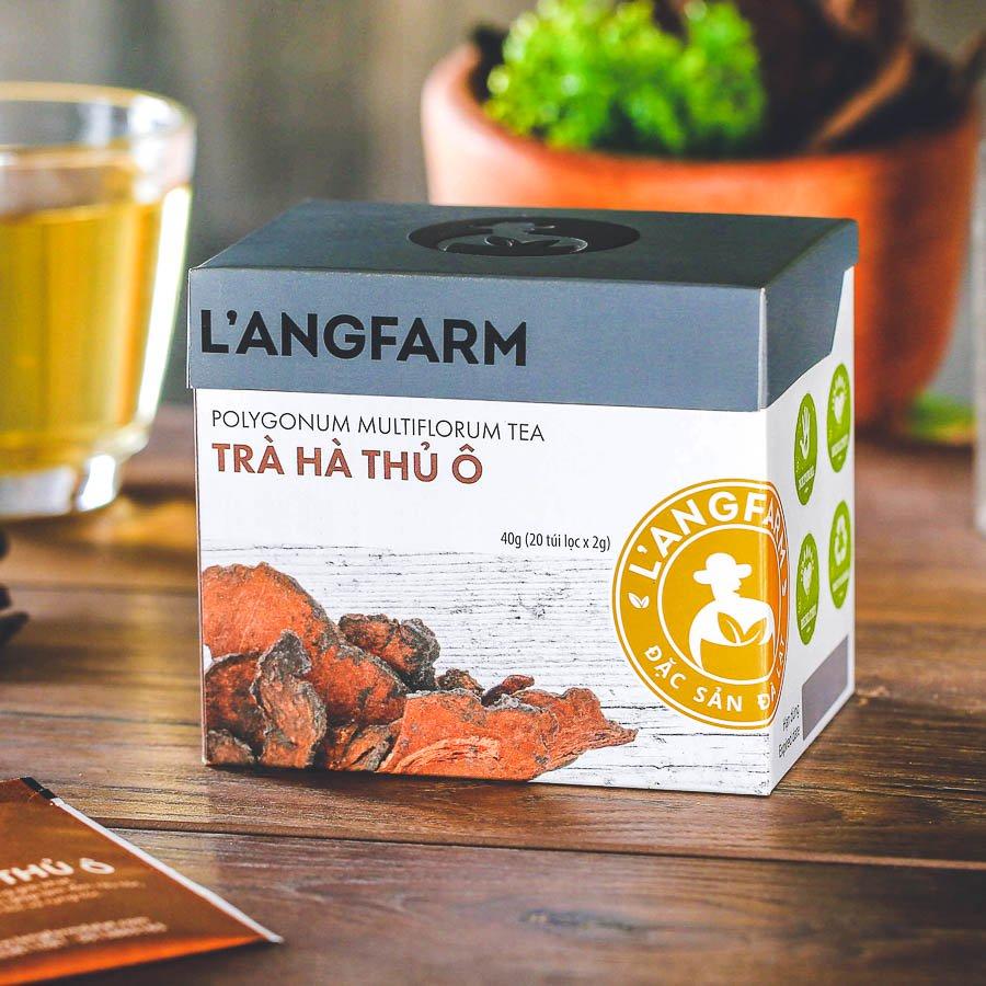 Trà Hà Thủ Ô túi lọc L'ANGFARM - Đặc sản Đà Lạt (20 tép/hộp)
