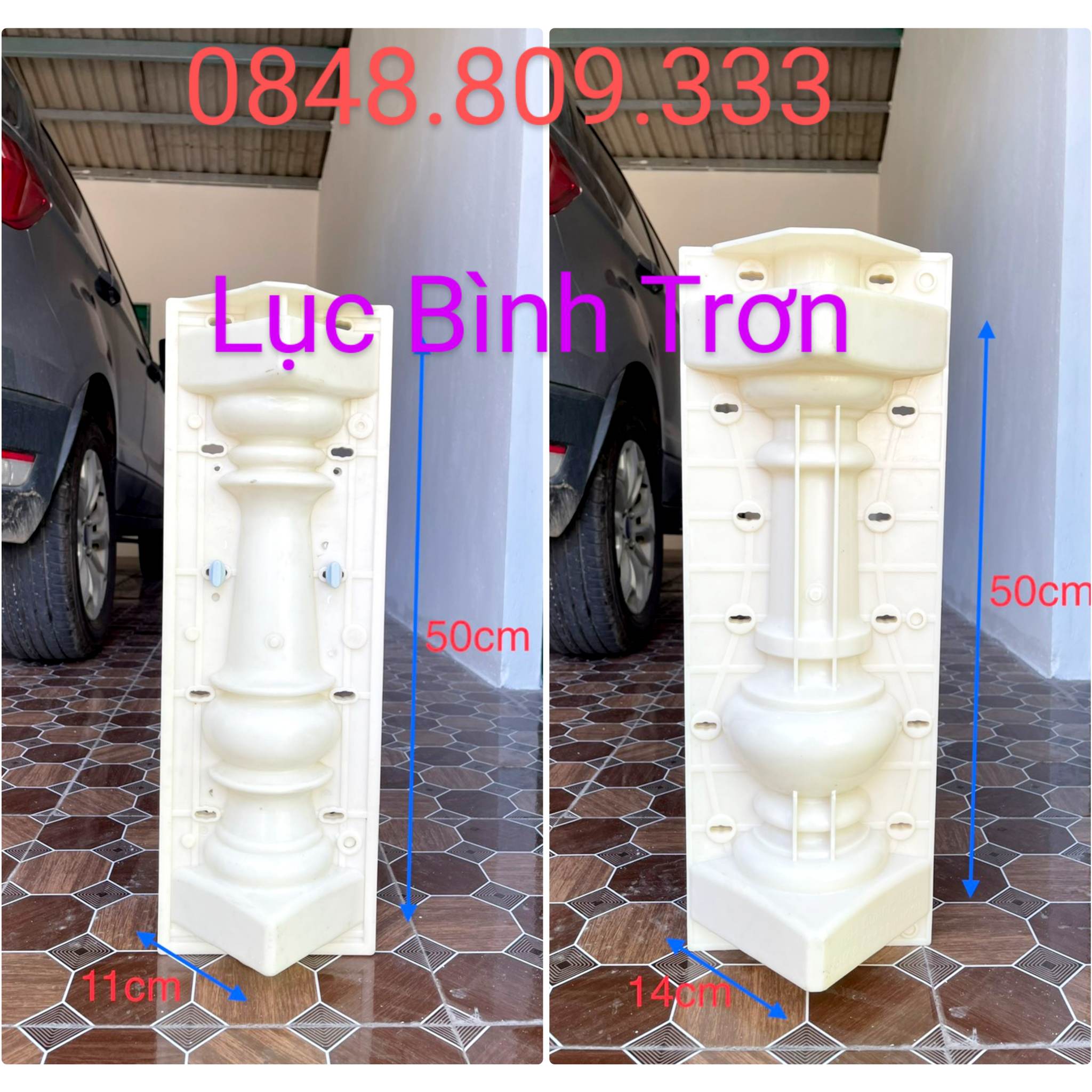 Khuôn đúc lục bình lan can ,con tiện , 50 cm ,60cm ,70 cm nhựa abs cao cấp siêu bền